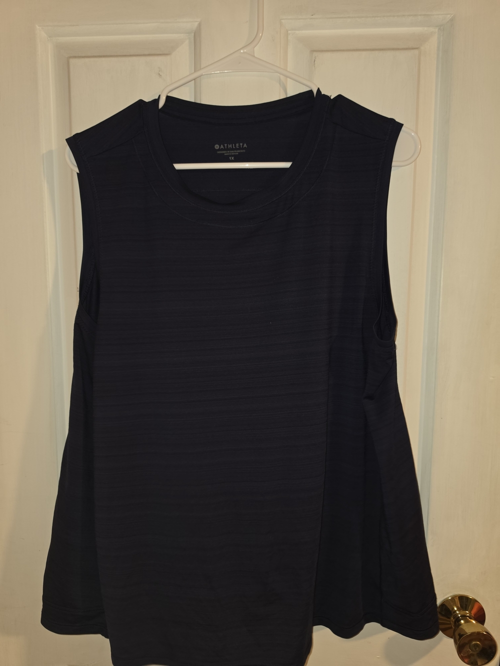 Athleta Navy Swing Tank Top